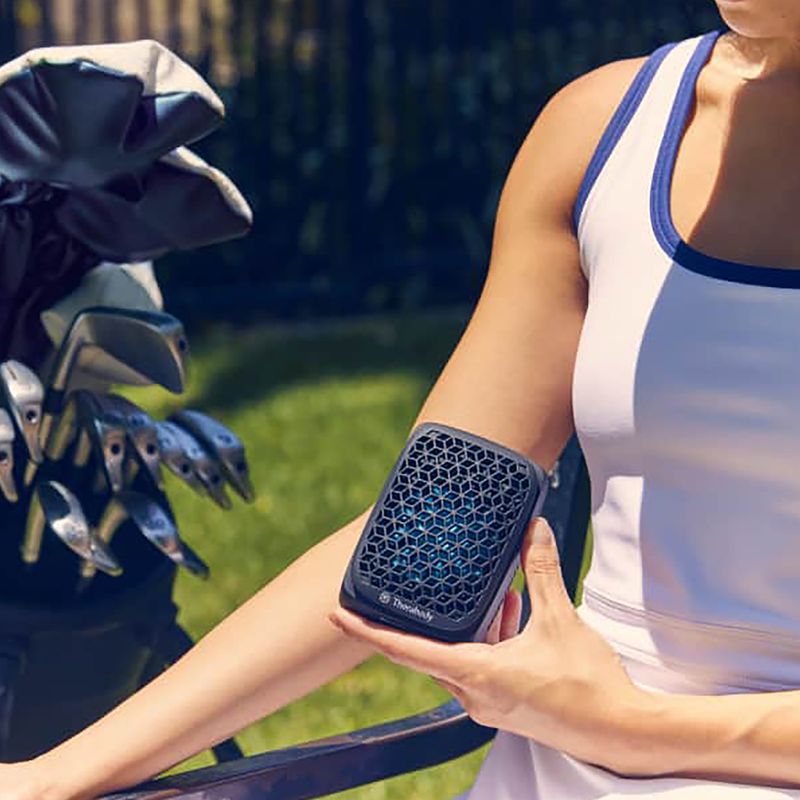 Masażer Therabody RecoveryTherm Cube black/blue 8