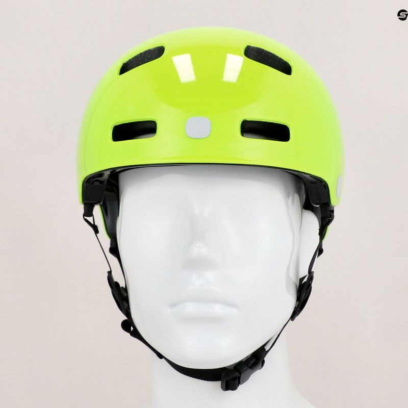 Kask rowerowy dziecięcy POC Pocito Crane MIPS Jr 10826 fluorescent yellow/green 9