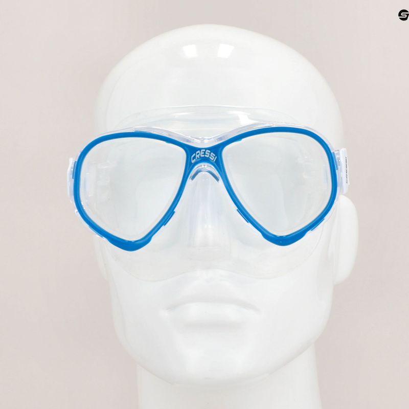 Maska do nurkowania dziecięca Cressi Perla clear/blue 7