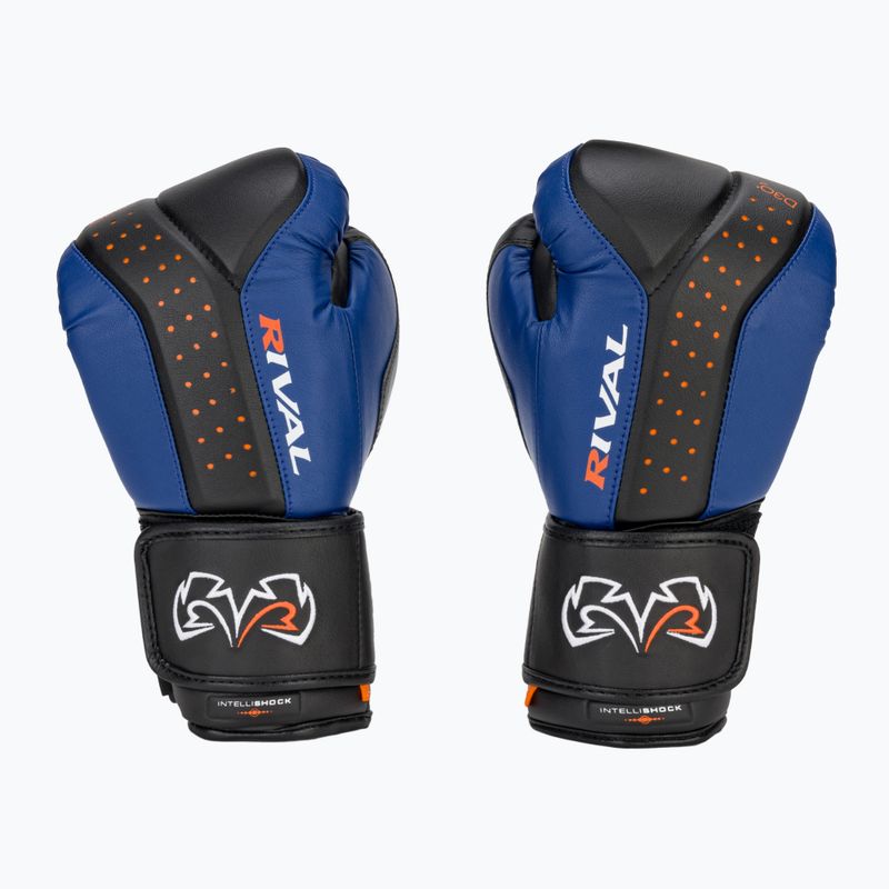 Rękawice bokserskie Rival RB10 Intelli-Shock Bag black/blue 2