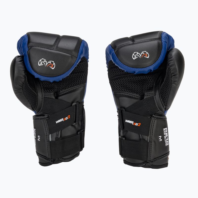 Rękawice bokserskie Rival RB10 Intelli-Shock Bag black/blue 3