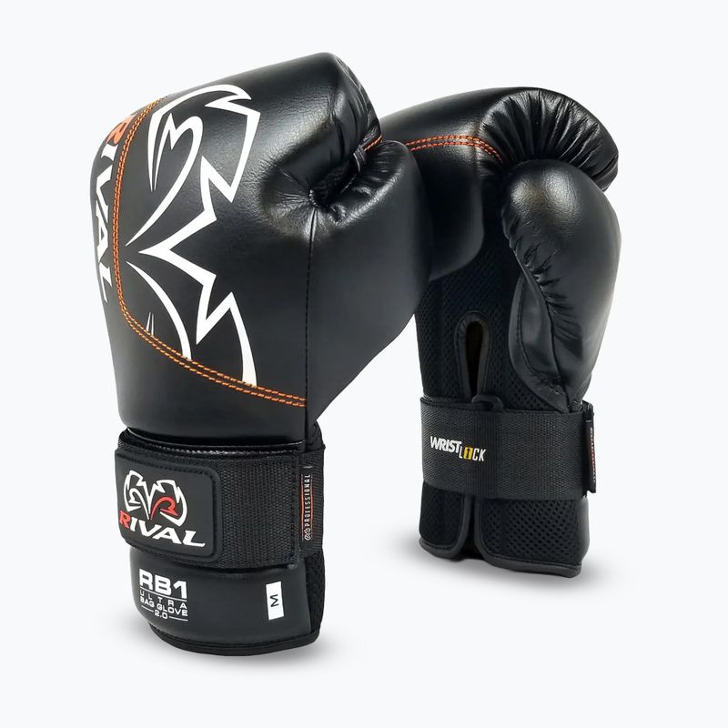 Rękawice bokserskie Rival RB1 Ultra Bag 2.0 black 2