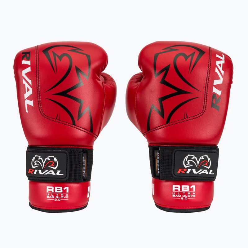 Rękawice bokserskie Rival RB1 Ultra Bag 2.0 red 2