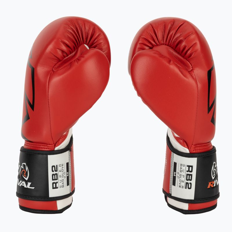 Rękawice bokserskie MMA Rival RB2 Super Bag 2.0 red 4