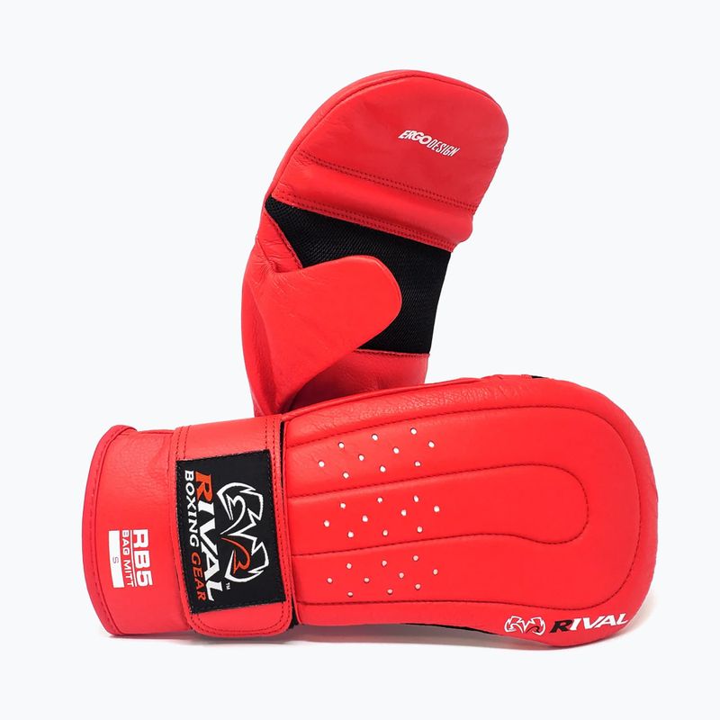 Rękawice bokserskie Rival RB5 Bag Mitts red 2