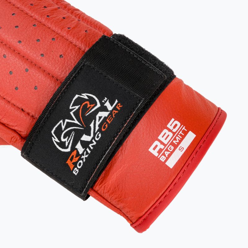 Rękawice bokserskie Rival RB5 Bag Mitts red 6
