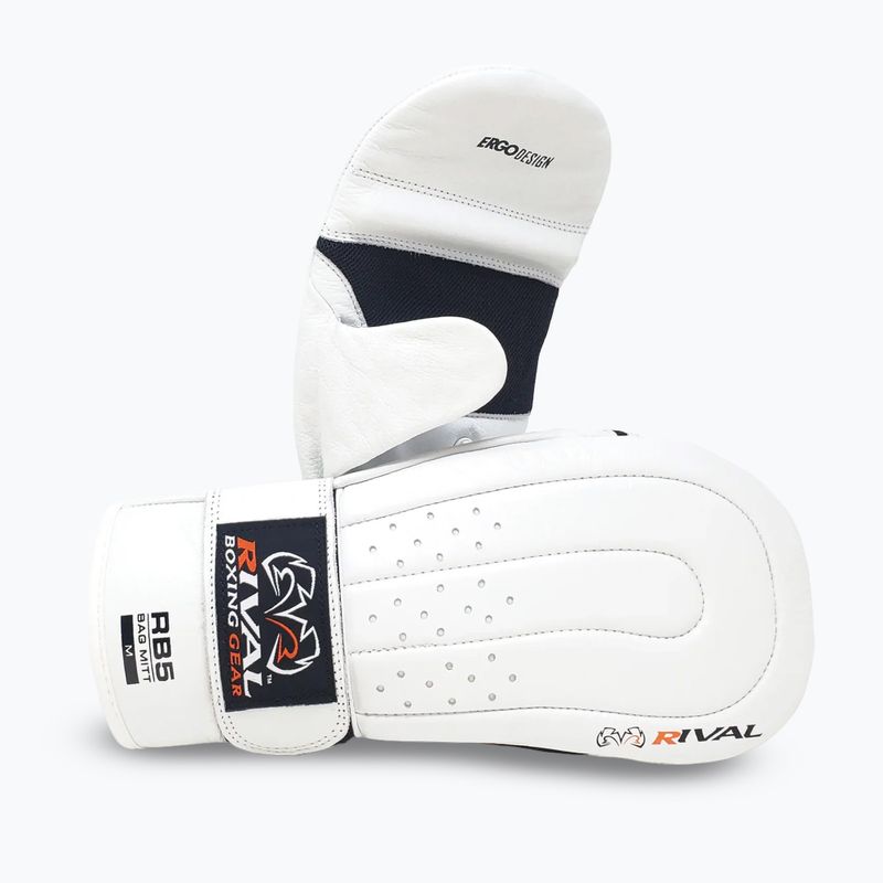 Rękawice bokserskie Rival RB5 Bag Mitts white 2