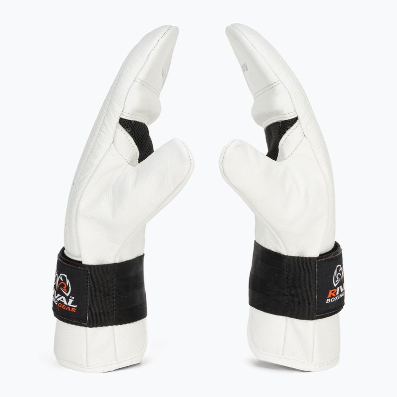 Rękawice bokserskie Rival RB5 Bag Mitts white 4