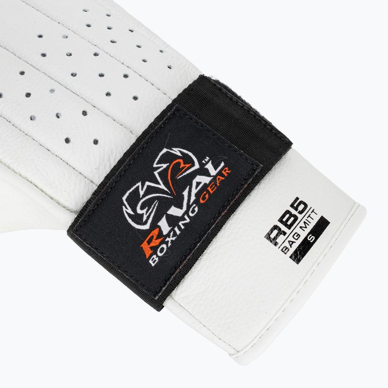 Rękawice bokserskie Rival RB5 Bag Mitts white 6