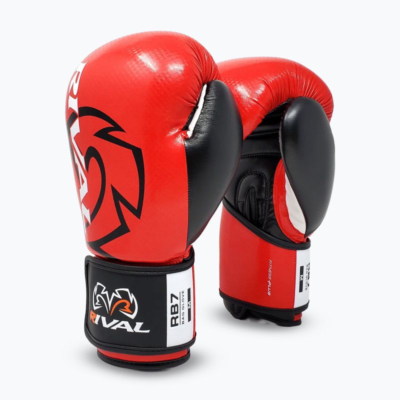 Rękawice bokserskie Rival RB7 Fitness Plus Bag red/black 2