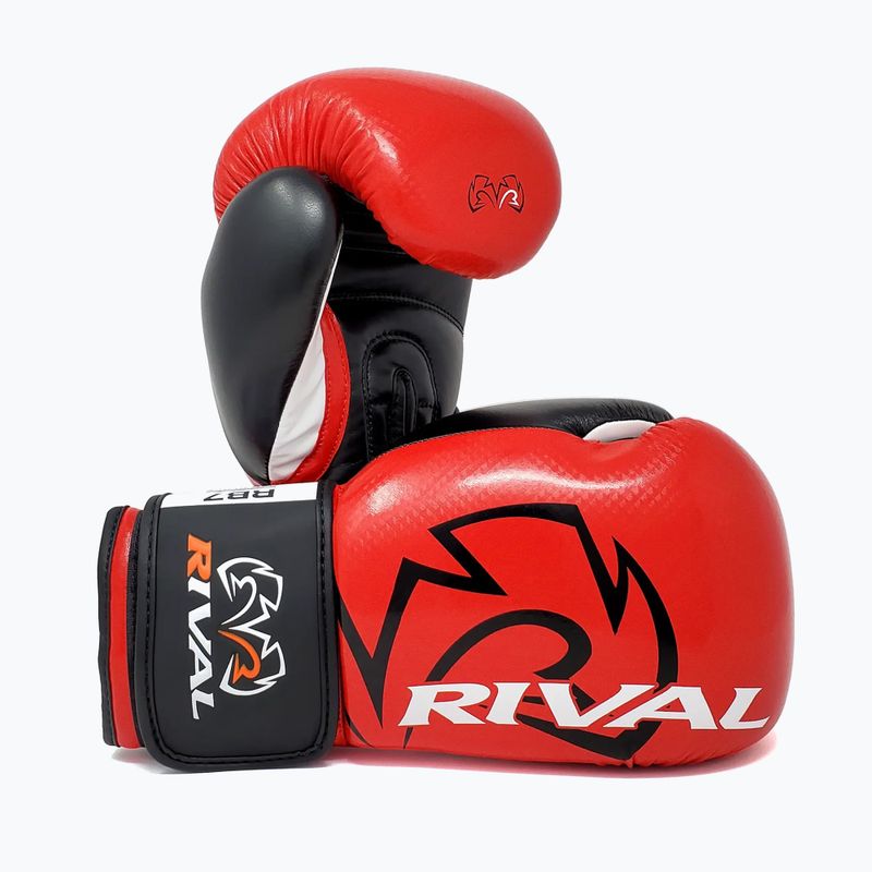 Rękawice bokserskie Rival RB7 Fitness Plus Bag red/black 3