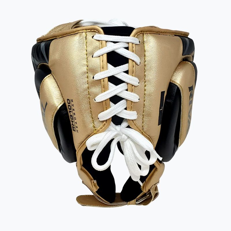 Kask bokserski Rival RHG100 Professional Headgear black/gold 3