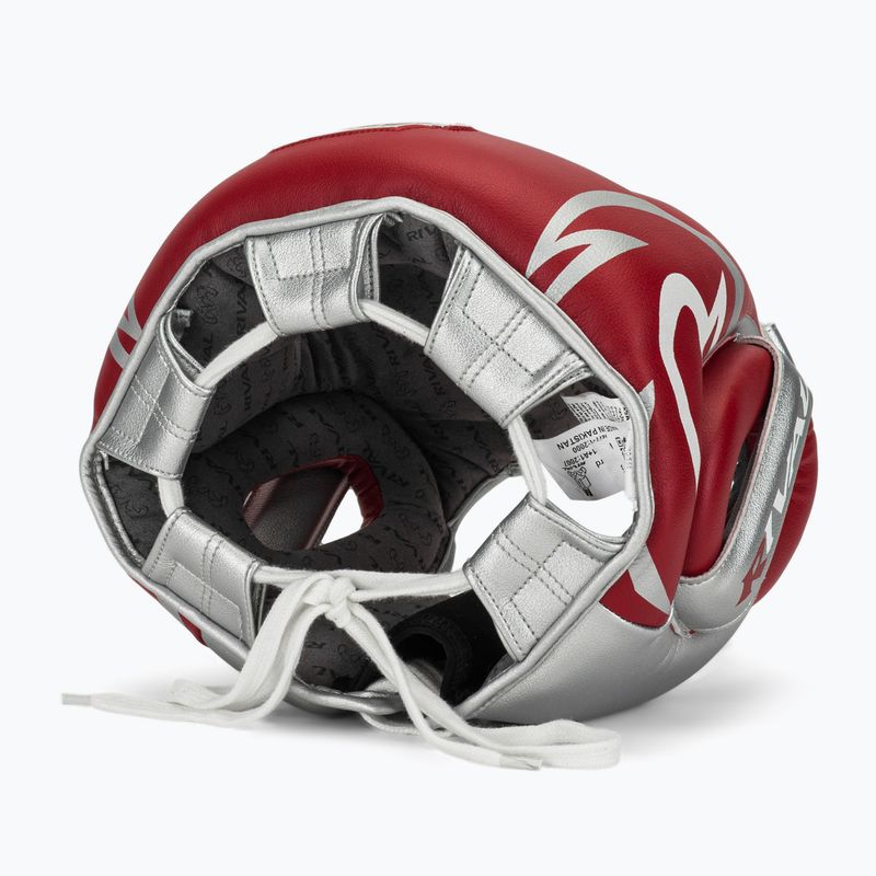 Kask bokserski Rival RHG100 Professional Headgear red/silver 6
