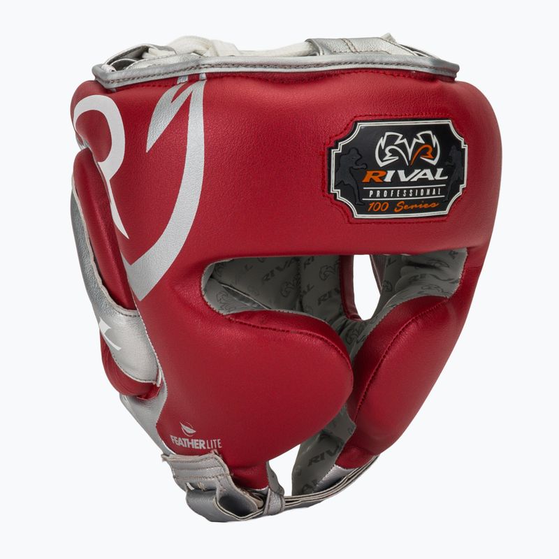 Kask bokserski Rival RHG100 Professional Headgear red/silver/grey