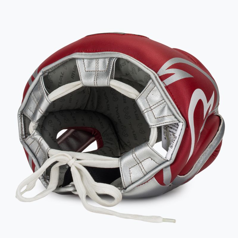 Kask bokserski Rival RHG100 Professional Headgear red/silver/grey 6