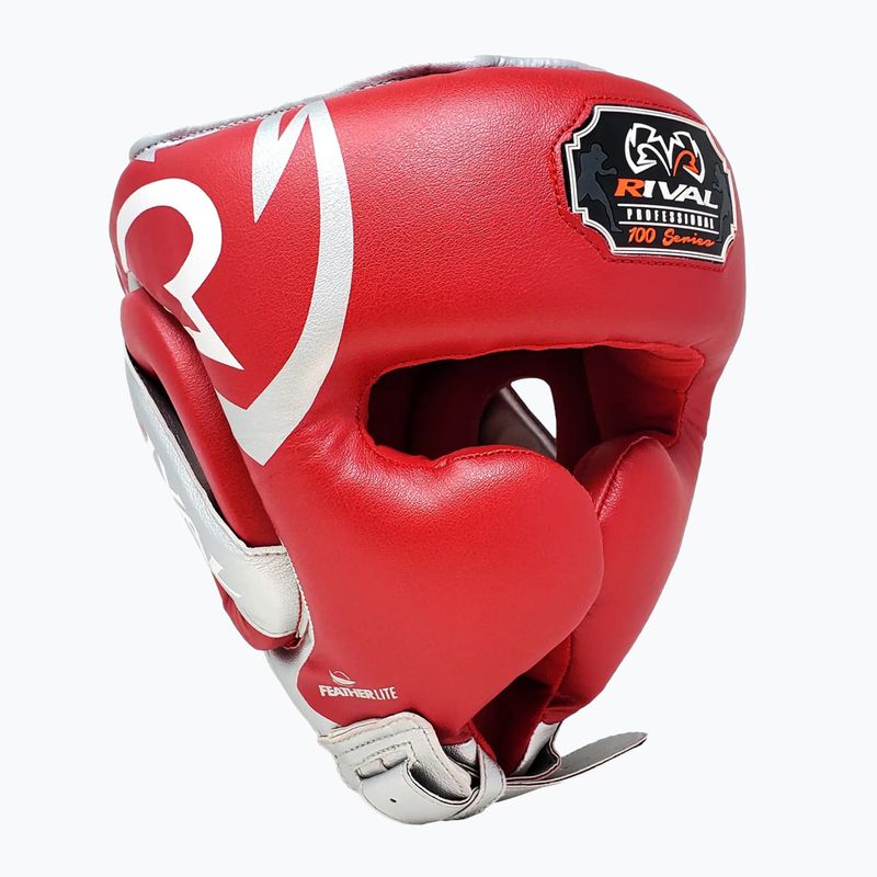 Kask bokserski Rival RHG100 Professional Headgear red/silver/grey 2