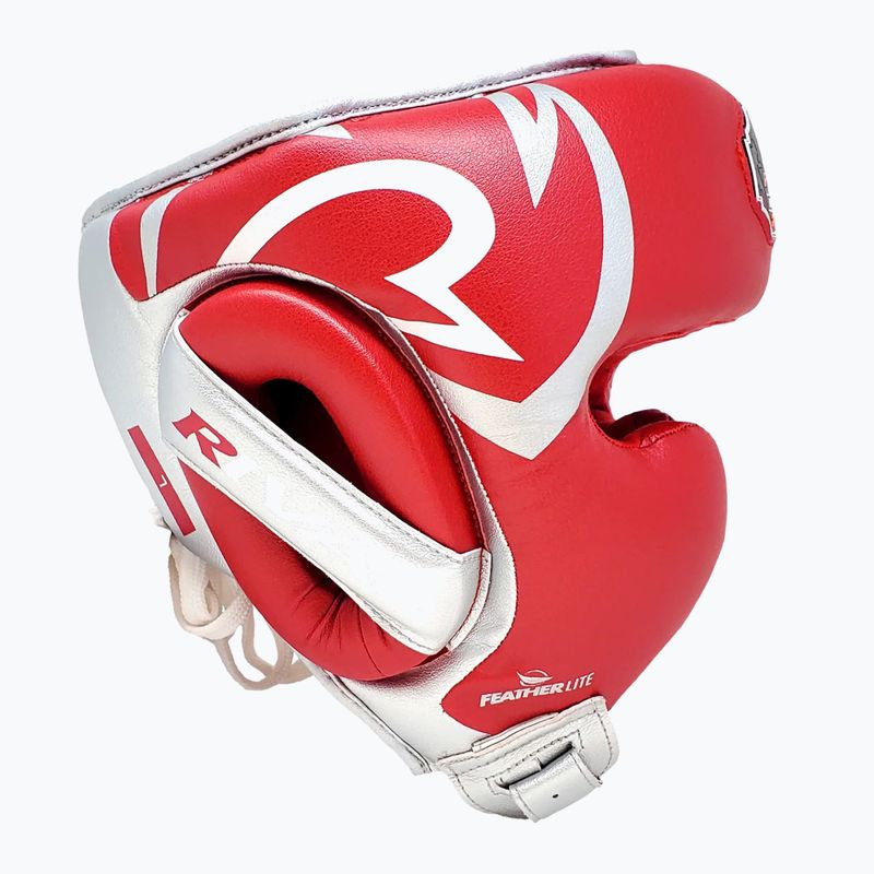 Kask bokserski Rival RHG100 Professional Headgear red/silver/grey 4