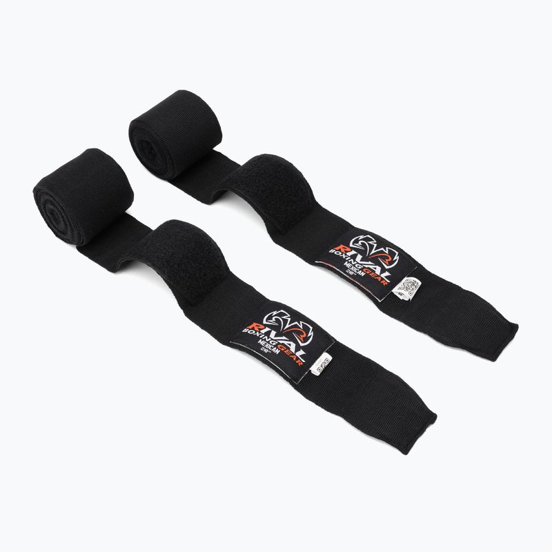 Bandaże bokserskie Rival Mexican Handwraps 530 cm black 2
