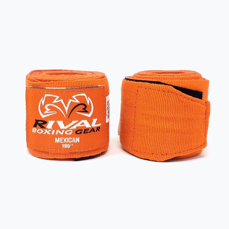 Bandaże bokserskie Rival Mexican Handwraps 180 cm orange