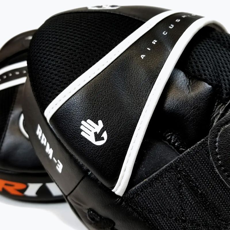 Łapy treningowe trenerskie Rival RPM3 Air Punch Mitts 2.0 black 3
