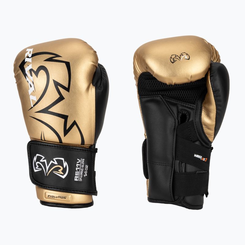 Rękawice bokserskie Rival RS11V Evolution gold