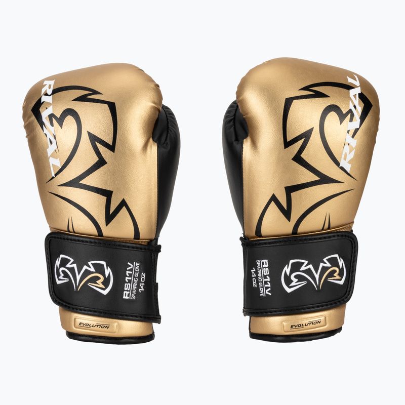 Rękawice bokserskie Rival RS11V Evolution gold 2