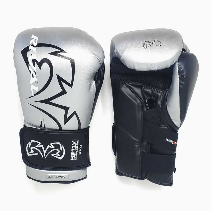 Rękawice bokserskie Rival RS11V Evolution silver