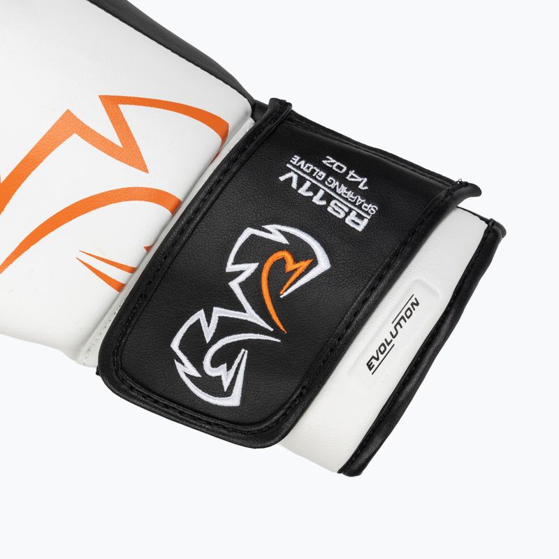 Rękawice bokserskie Rival RS11V Evolution white 6