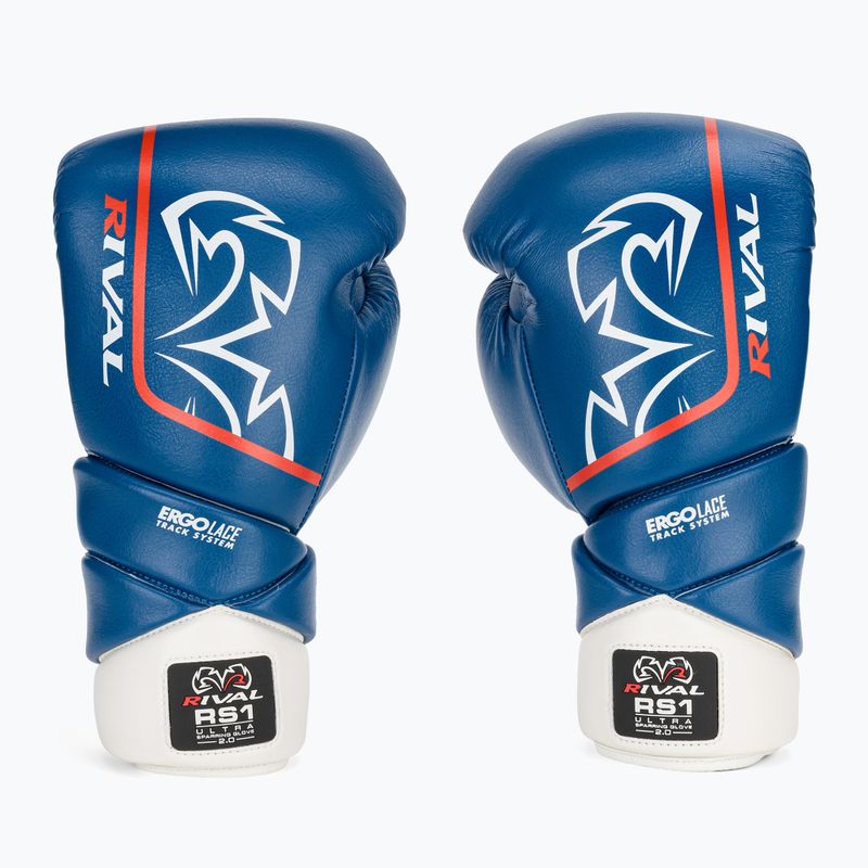 Rękawice bokserskie Rival RS1 Ultra Sparring 2.0 blue 2