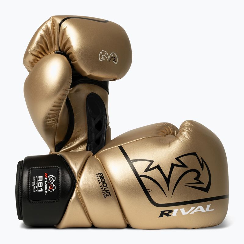 Rękawice bokserskie Rival RS1 Ultra Sparring 2.0 gold 3
