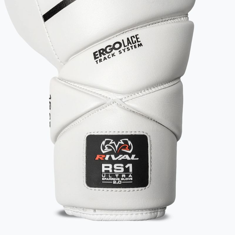 Rękawice bokserskie Rival RS1 Ultra Sparring 2.0 white 3