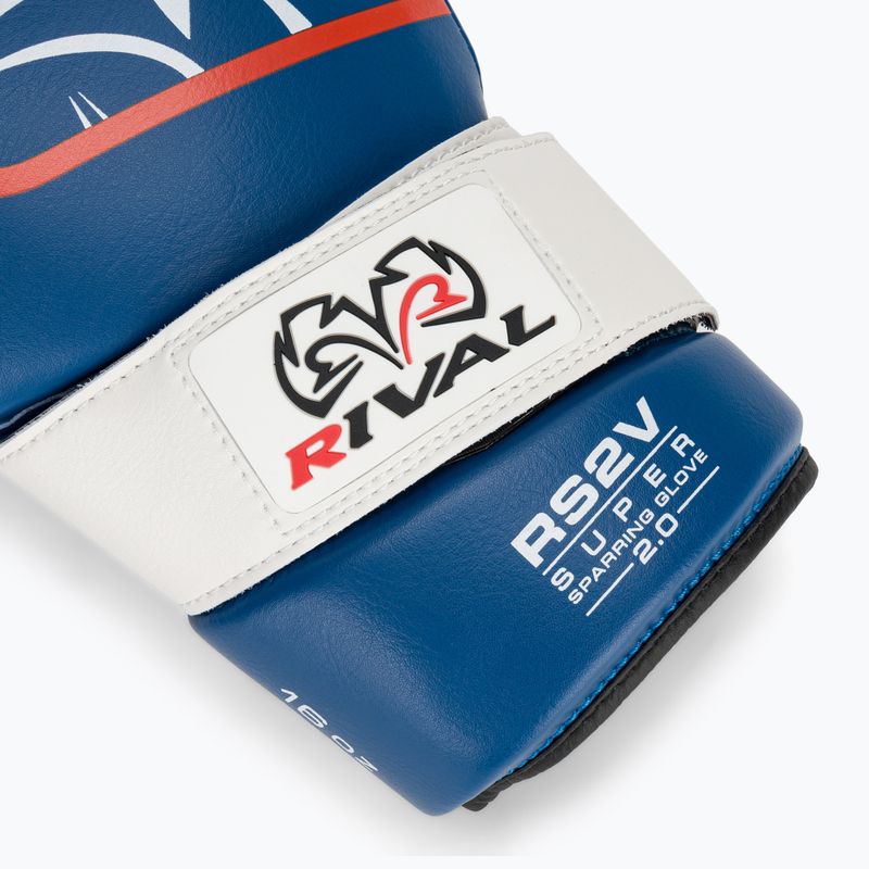 Rękawice bokserskie Rival Super Sparring 2.0 blue 6
