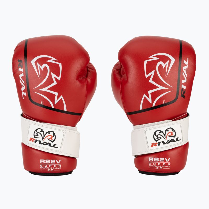 Rękawice bokserskie Rival Super Sparring 2.0 red 2