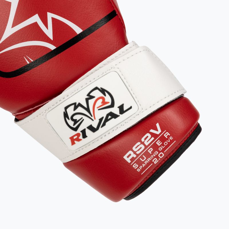 Rękawice bokserskie Rival Super Sparring 2.0 red 6