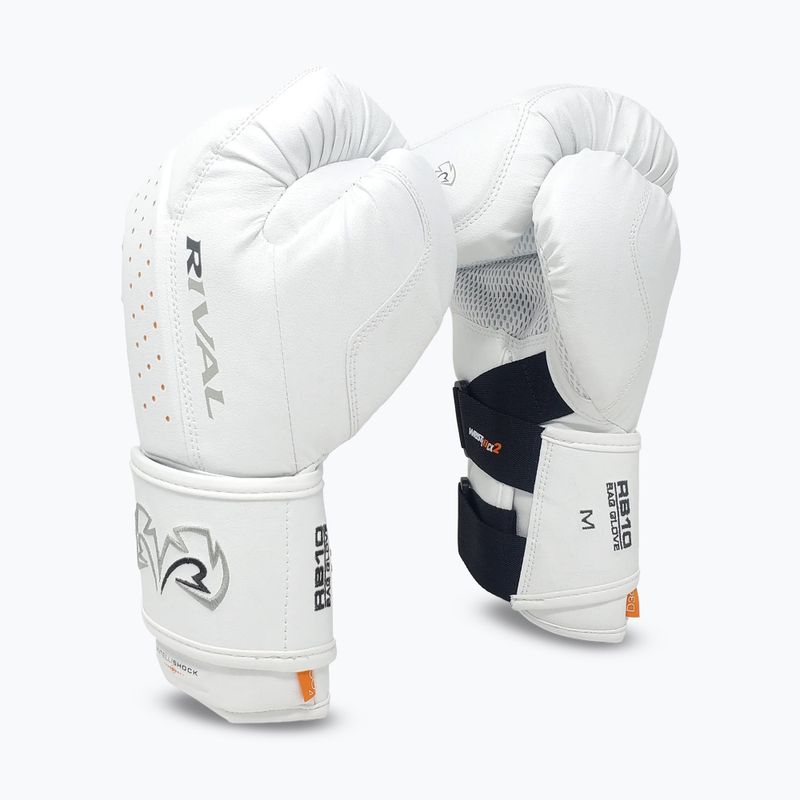 Rękawice bokserskie Rival RB10 Intelli-Shock Bag white 2