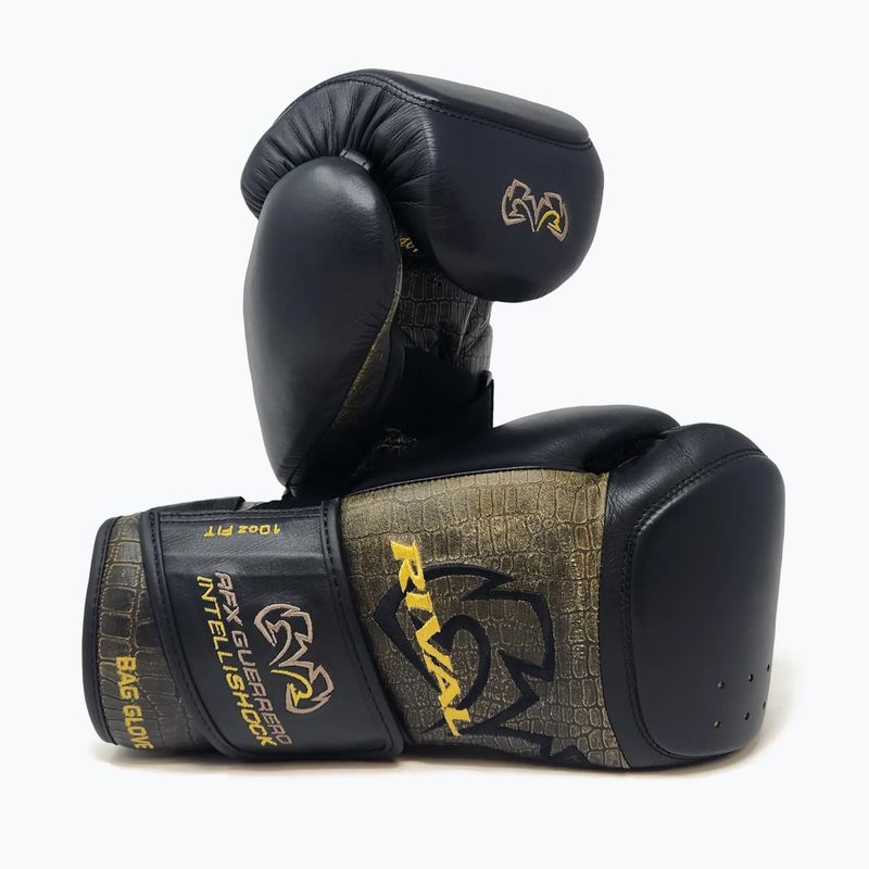Rękawice bokserskie Rival RFX-Guerrero Intelli-Shock Bag Croc Skin Edition black/black 3