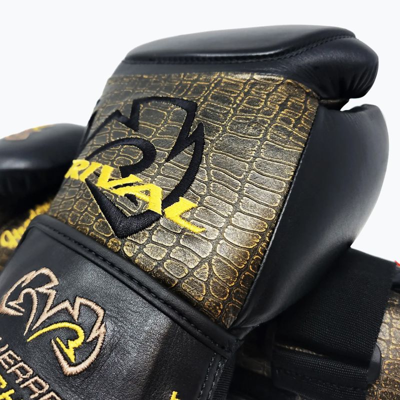 Rękawice bokserskie Rival RFX-Guerrero Intelli-Shock Bag Croc Skin Edition black/black 4