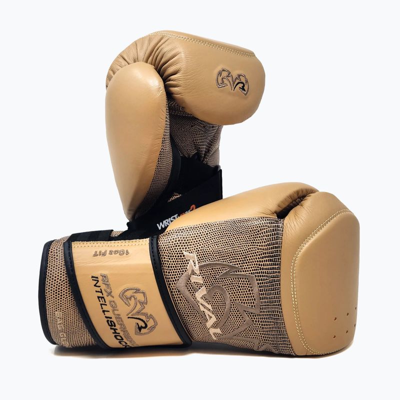 Rękawice bokserskie Rival RFX-Guerrero Intelli-Shock Bag Snake Skin Edition beige 3