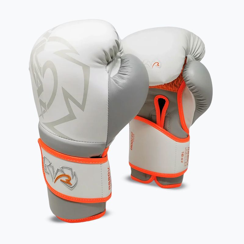 Rękawice bokserskie Rival Impulse Sparring Gloves Gants white/orange 3