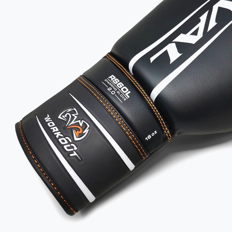 Rękawice bokserskie Rival RS60 black 4