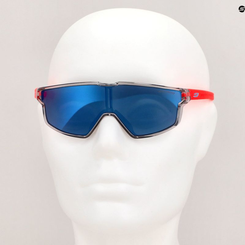 Okulary przeciwsłoneczne dziecięce Julbo Fury Mini Spectron shiny transl gray/matt fluo orange/blue 10