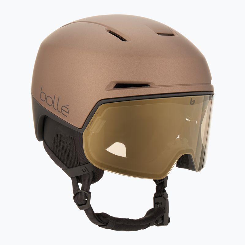 Kask narciarski Bollé X-Fusion tungsten black matte/photochromic gold