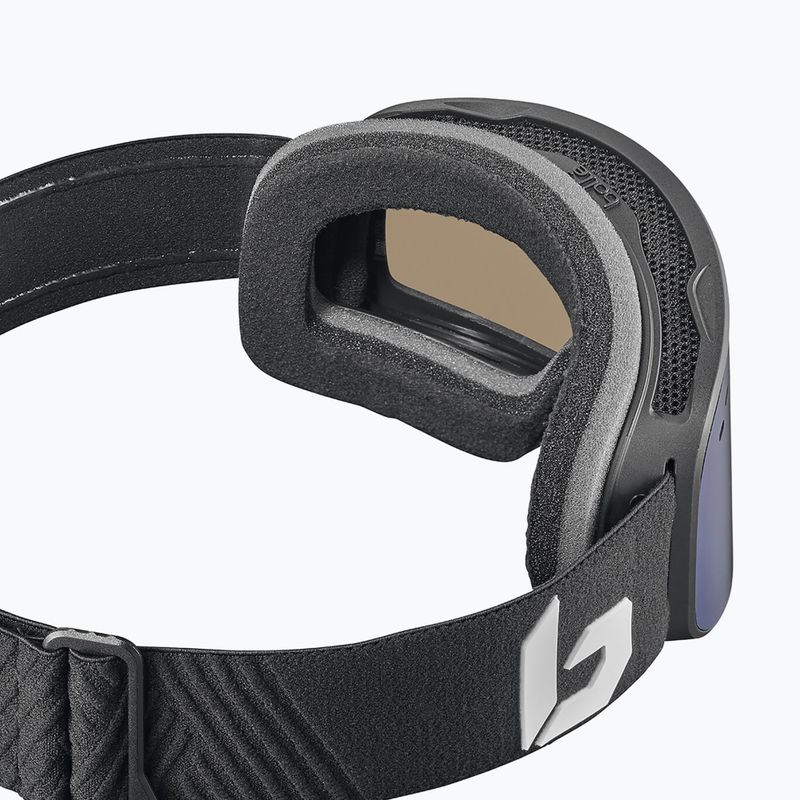 Gogle narciarskie Bollé Nevada Small black matte/bronze blue 2
