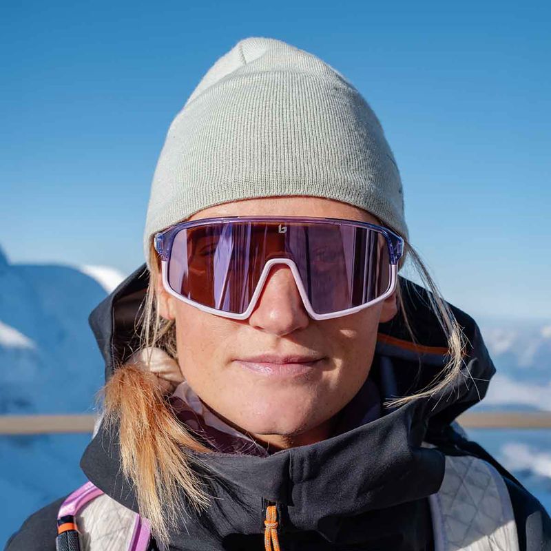 Okulary przeciwsłoneczne Bollé Striver astro purple crystal pink/brown pink 5