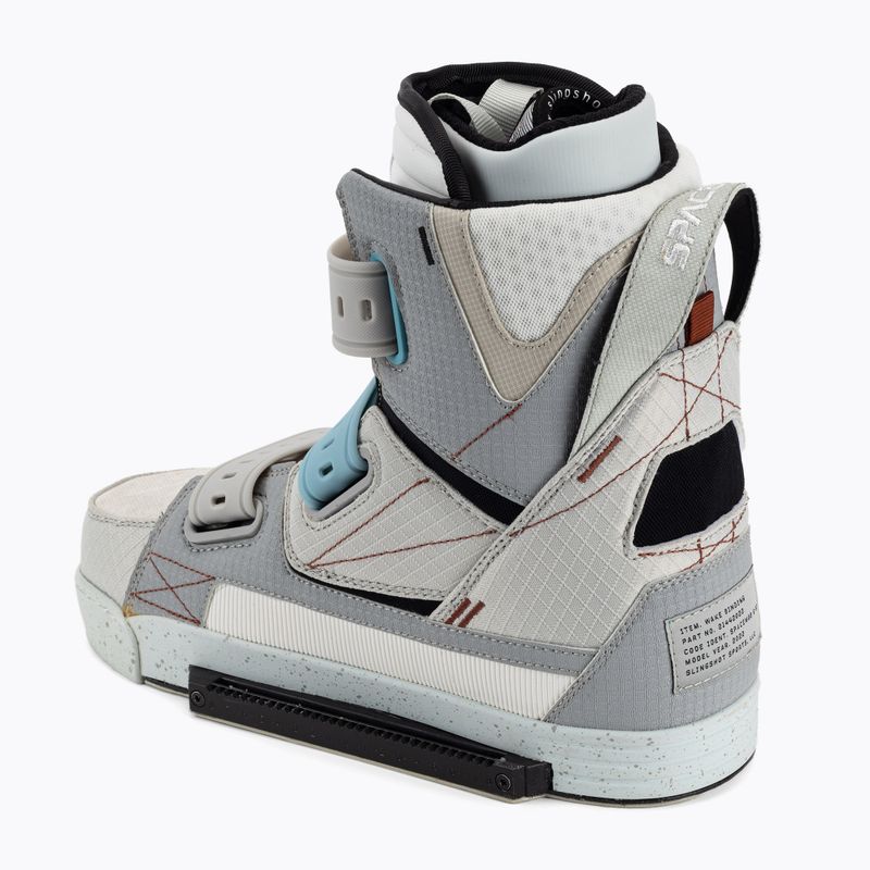 Wiązania do wakeboardu Slingshot Space Mob szare/białe/czarne 2