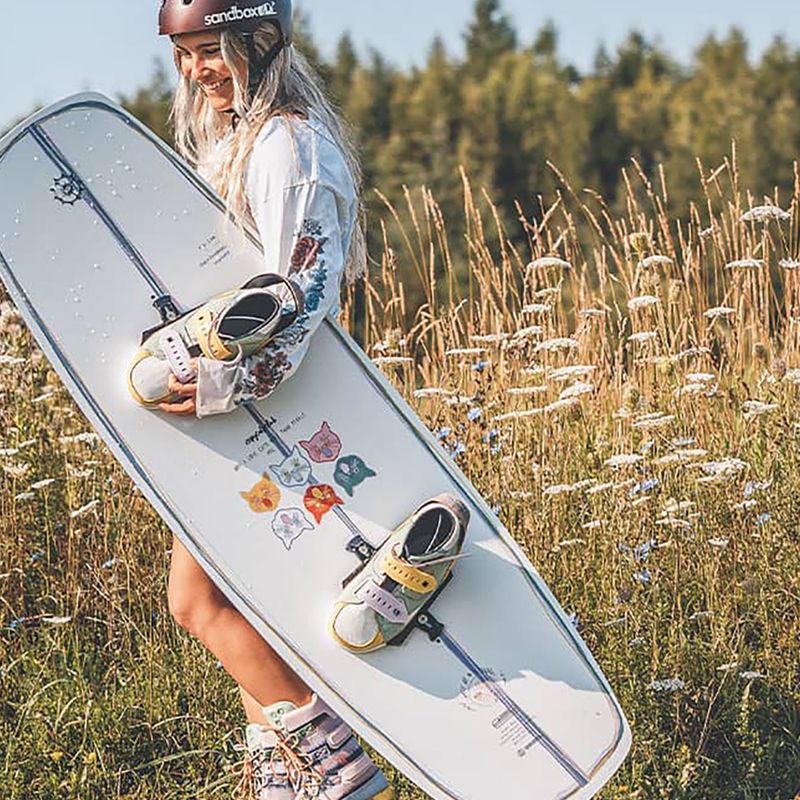 Deska wakeboardowa Slingshot Copycat biała/ różowa/pomarańczowa 6