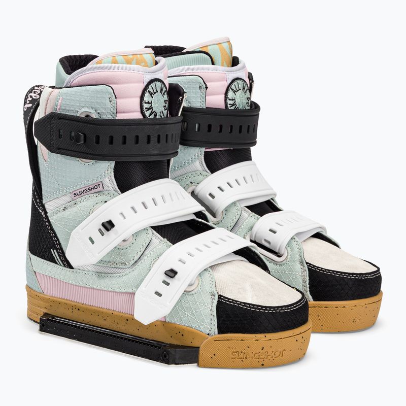 Wiązania do wakeboardu damskie Slingshot Copycat 2023 niebieskie/białe/czarne 4