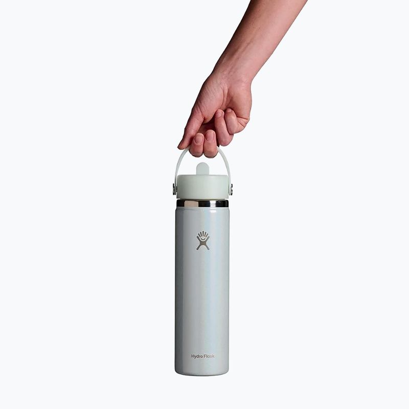 Butelka termiczna Hydro Flask Wide Mouth with Flex Straw Cap 710 ml glimmer blue 3