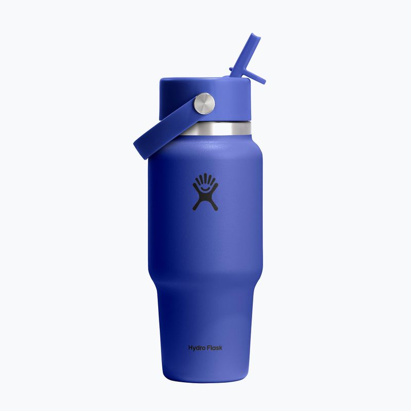Butelka termiczna Hydro Flask Wide Flex Straw Travel 621 ml capri blue