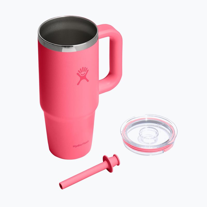 Kubek Hydro Flask Travel Tumbler Clear Lid 710 ml popstar pink 4